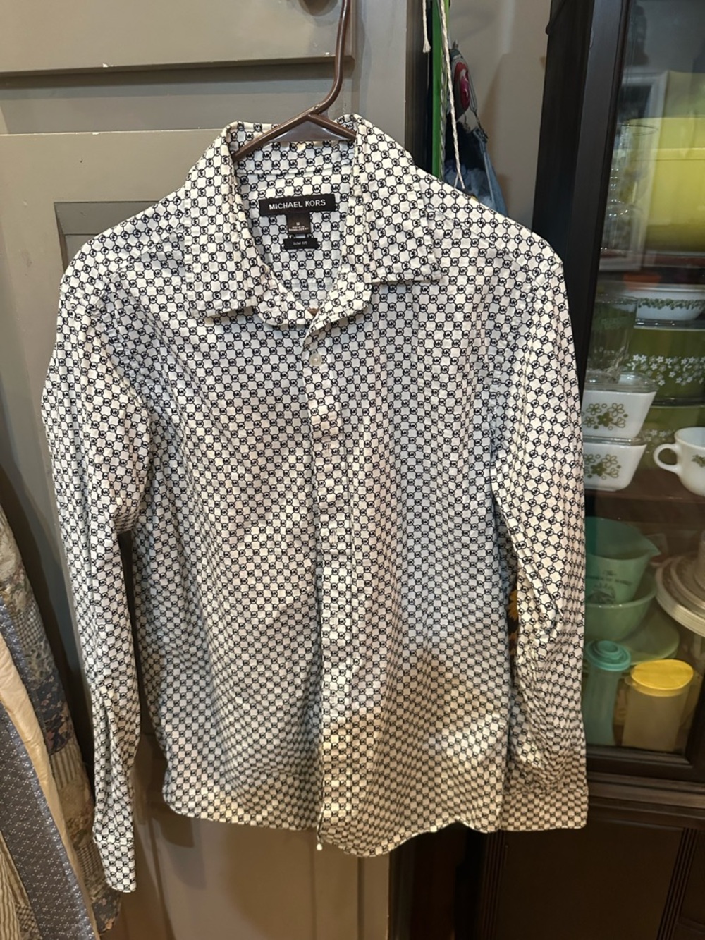 Men’s Michael kors medium button down shirt
